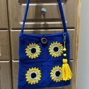 Crocheted Crossbody Bag New